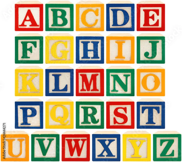Fototapeta Alphabet Blocks