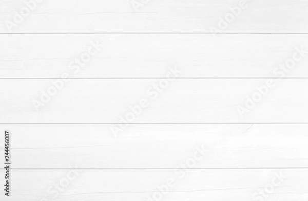 Obraz white wood plank texture background