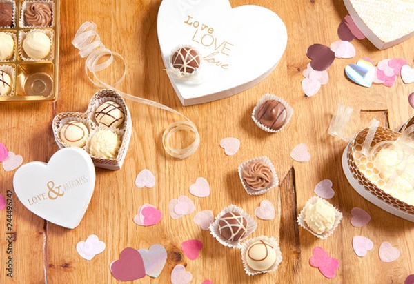 Obraz Pralinen für Dich