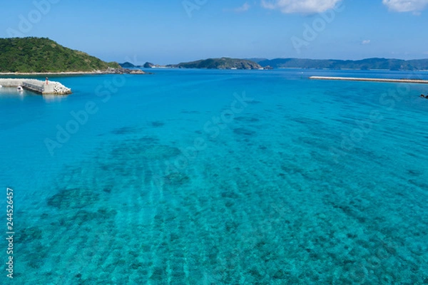 Obraz 阿嘉島の美しい海「ケラマブルー」