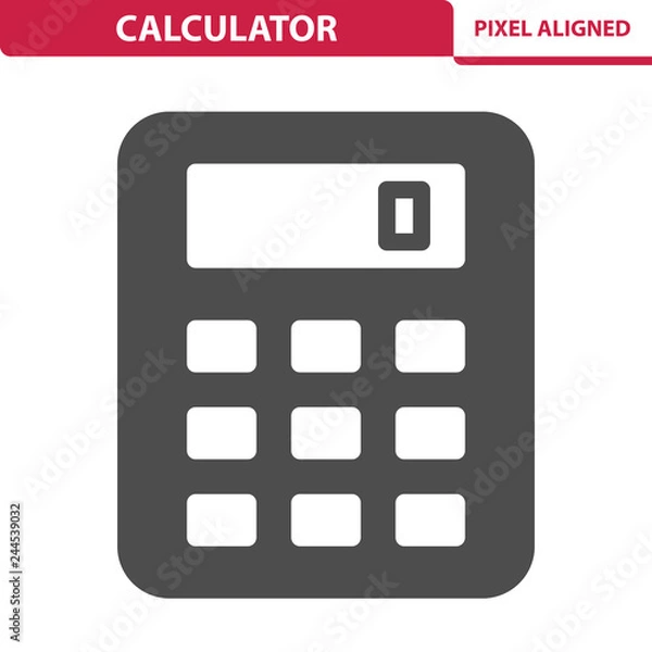 Fototapeta Calculator Icon