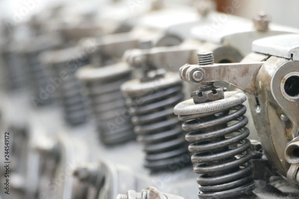 Obraz Flugzeugdetails und Maschinenteile