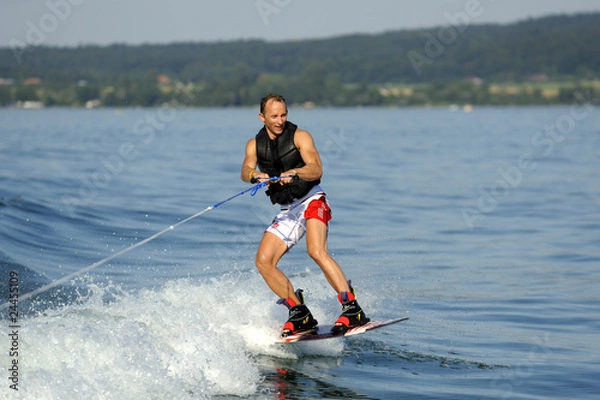 Obraz wakeboarden