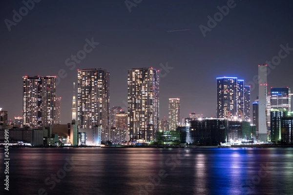 Fototapeta 東京　ビル群