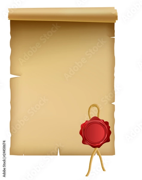 Fototapeta Parchment