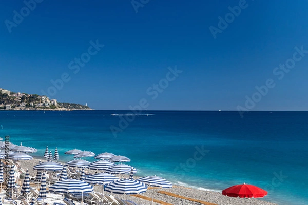 Obraz Beach in French Riviera