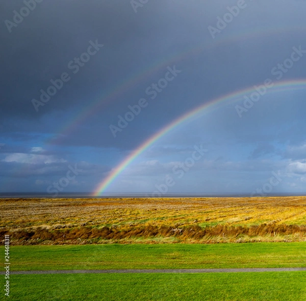 Fototapeta halber Regenbogen