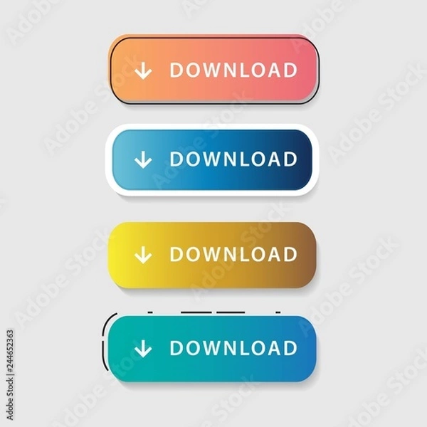 Fototapeta Icon Web Banner Vector Template