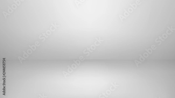 Fototapeta Vector white grey abstract background empty room with spotlight effect