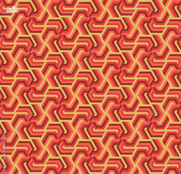 Fototapeta Abstract background with geometric seamless pattern. Eps10 Vector illustration