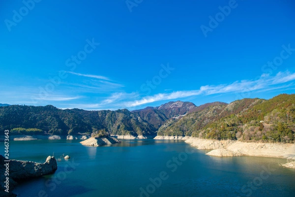 Fototapeta 早明浦ダム湖