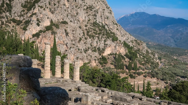 Fototapeta Apollo Temple in Delphi
