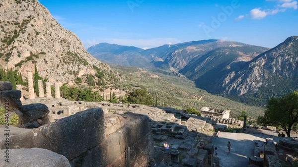 Fototapeta Apollo Temple in Delphi
