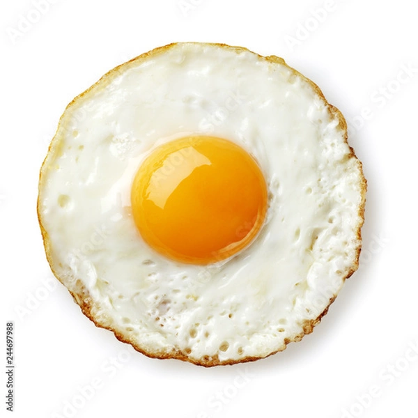 Obraz fried egg isolated 