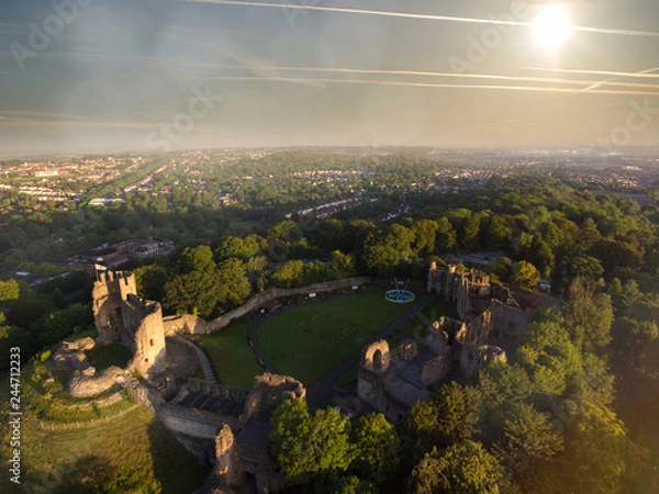 Obraz Aerial view of Dudley, UK