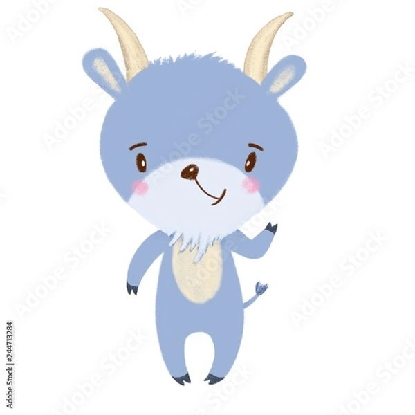 Obraz illustration of a goat