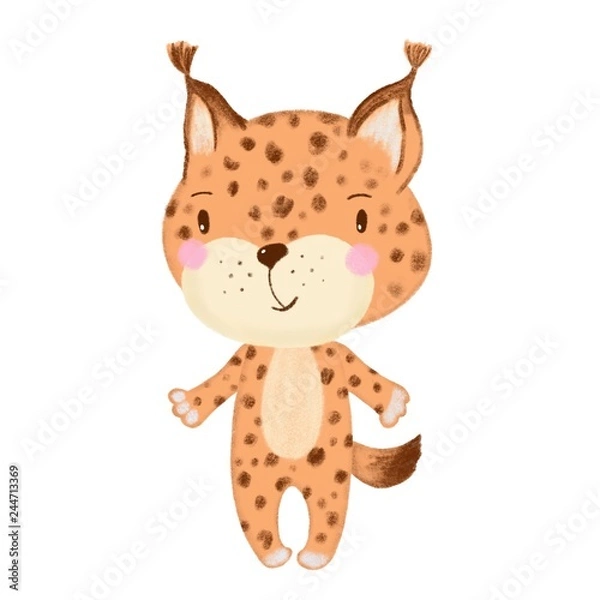 Obraz illustration of a lynx