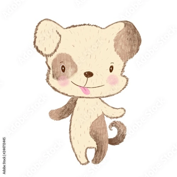 Obraz illustration of a puppy