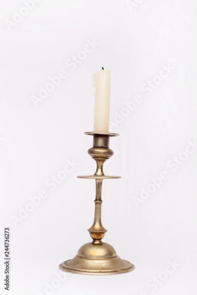 Obraz Renaissance brass candlestick