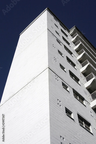 Fototapeta urban apartment building