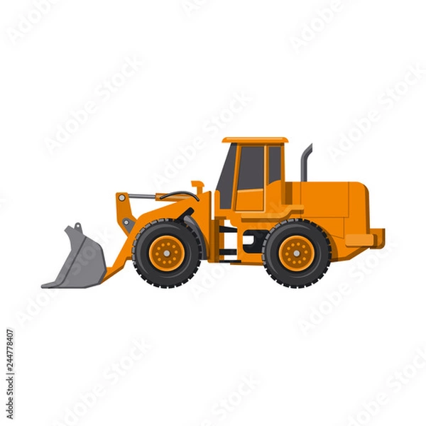 Fototapeta Vector illustration of build and construction icon. Collection of build and machinery stock vector illustration.