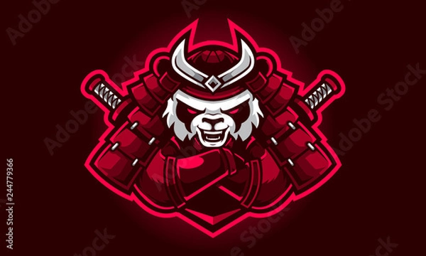 Fototapeta Samurai Panda