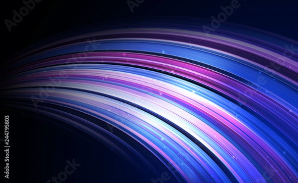 Fototapeta エフェクト　スピード感　光