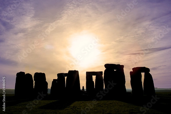 Obraz Dawn at Stonehenge