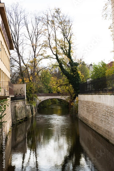 Obraz Bridge in Prague, Fall
