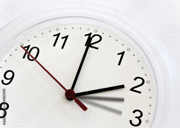 Obraz Clock changing to daylight saving time