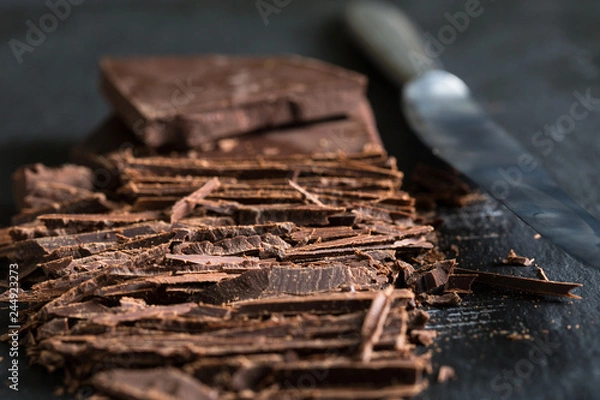 Obraz Chopped chocolate