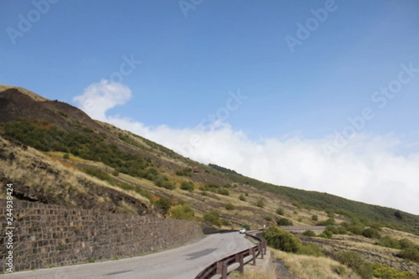 Obraz  Sicily, sea, mountains, cities