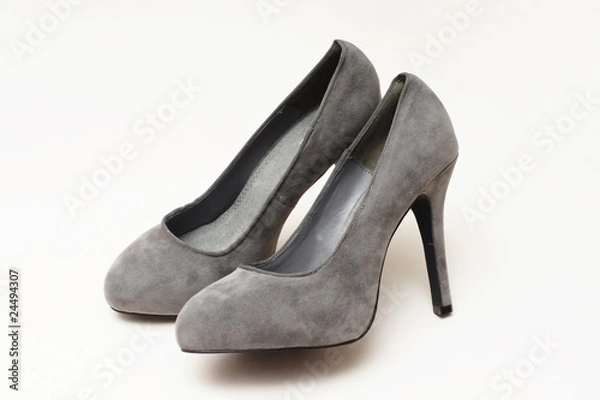 Obraz graue pumps high heels