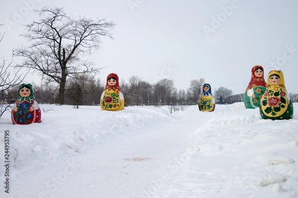 Obraz Winter in russia