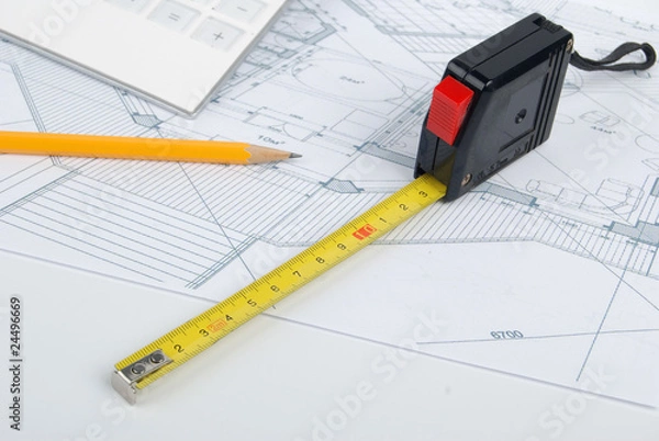 Fototapeta blueprint