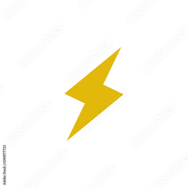 Fototapeta Bolt icon graphic design template vector