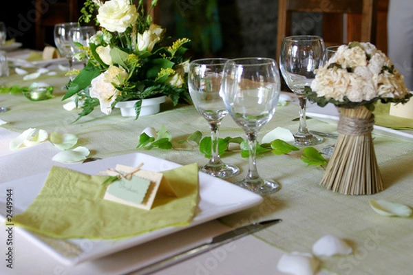 Obraz table de fête