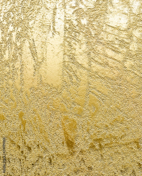 Obraz bumpy gold sheet with a lot of deep texture