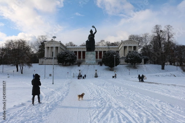 Fototapeta Munich in Winter time 