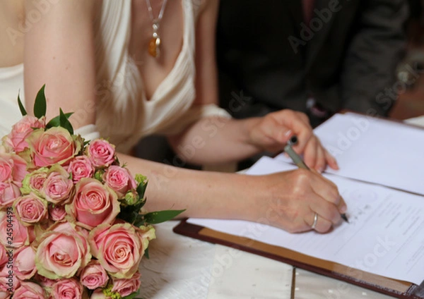 Obraz Unterschrift Standesamt