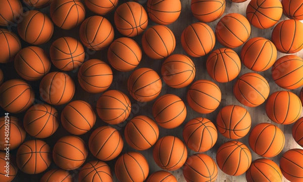 Fototapeta Basketballs
