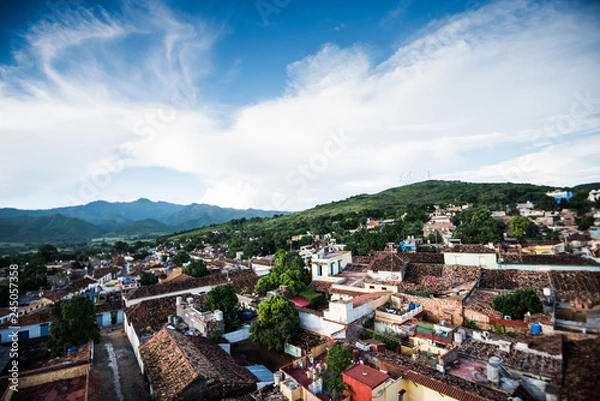 Obraz Trinidad from above, Cuba 
