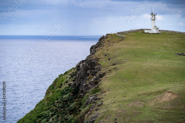 Obraz 《与那国島》東崎灯台と海