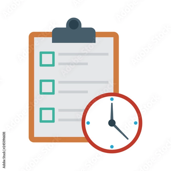 Obraz deadline   time  clock