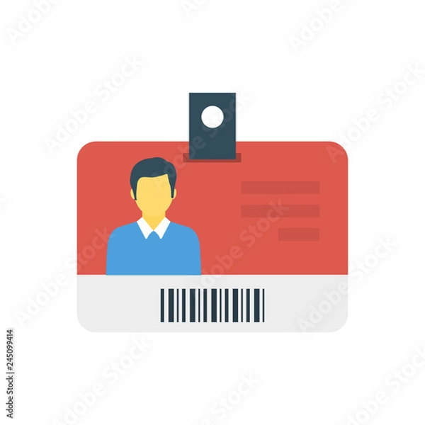 Obraz id  badge   card