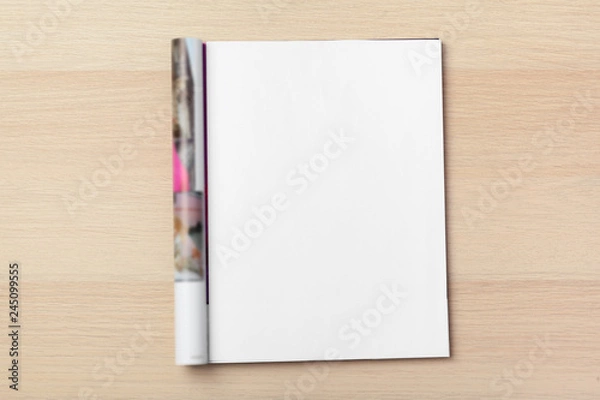 Obraz Mock-up magazine or catalog. Blank page.