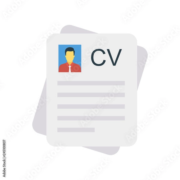 Obraz CV  resume  document