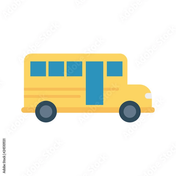Obraz school bus  vehicle   transport