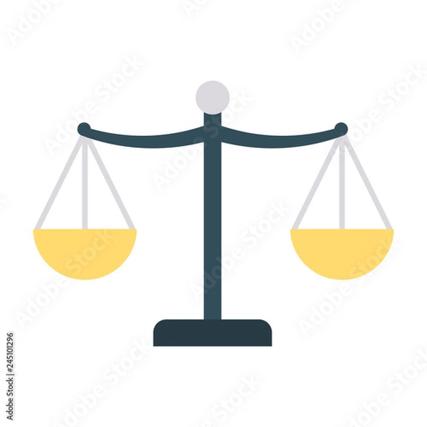 Obraz scale  balance   justice