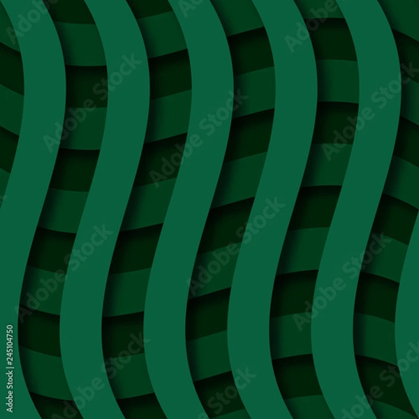 Obraz Seamless 3d abstract background with geometric objects and soft shadows.